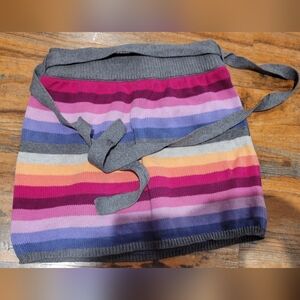 Old Navy Skirt, Sz 8, Multi Color Stripes, of Gray, Pink and More.
